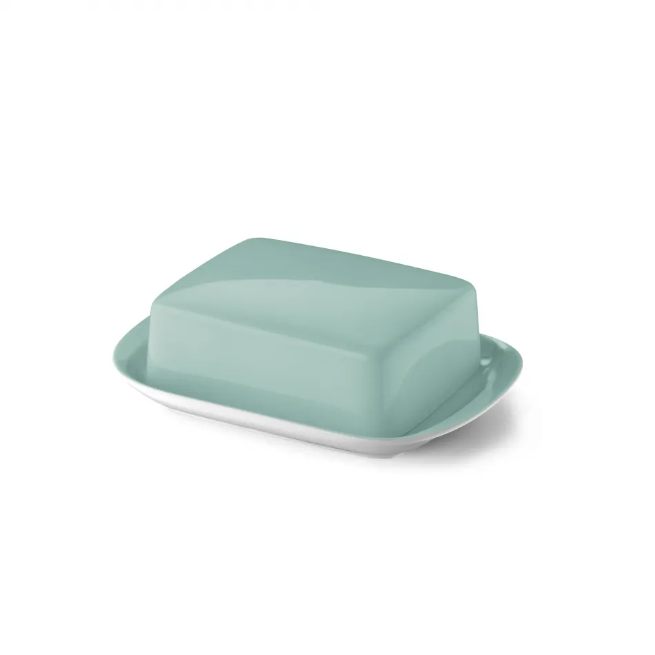 Solid Color Butter Dish Seawater Green