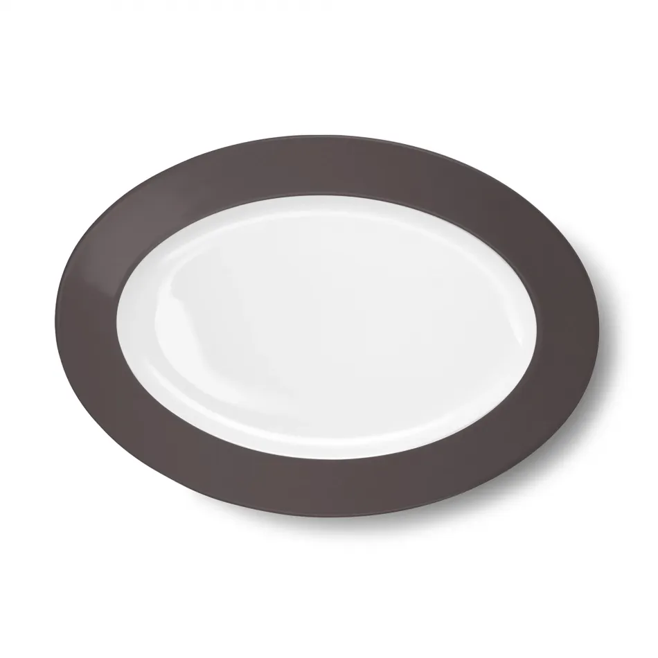 Solid Color Oval Platter 33 Cm Umbra