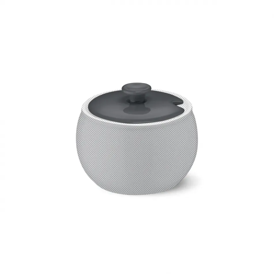 Solid Color Lid Of Sugar Bowl Anthracite