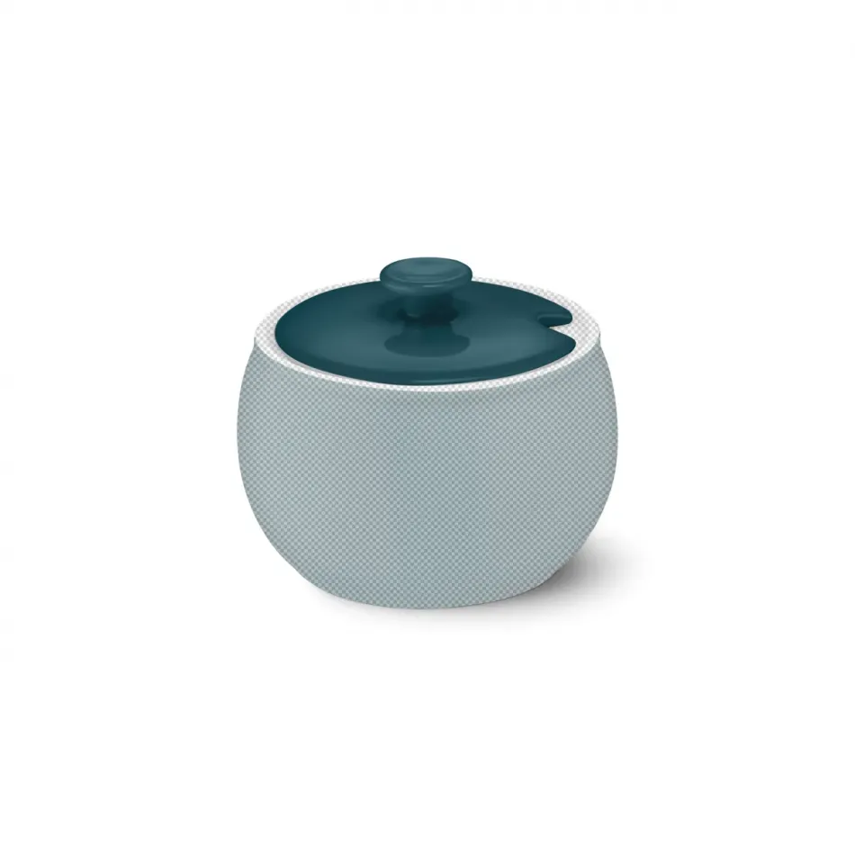 Solid Color Lid Of Sugar Bowl Petrol