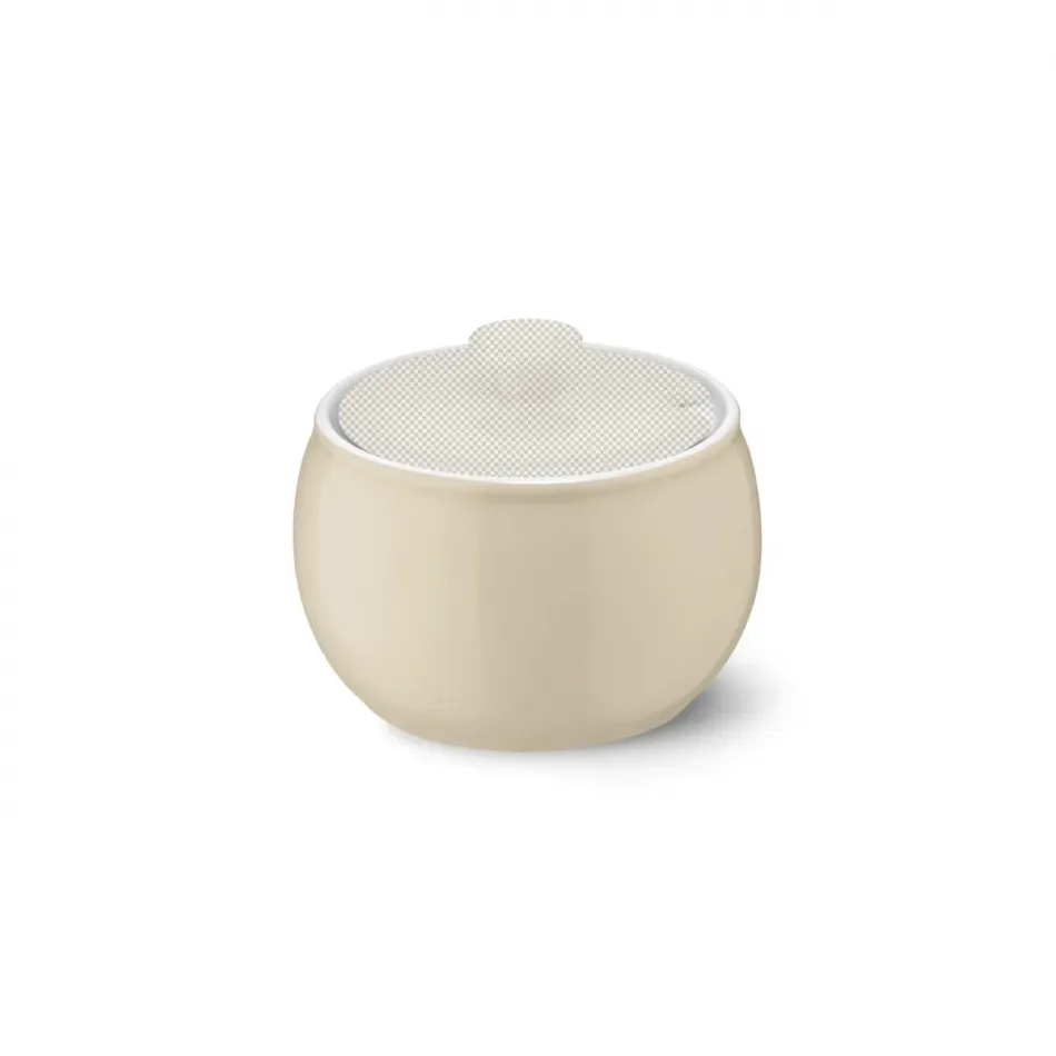 Solid Color Sugar Bowl Without Lid Wheat