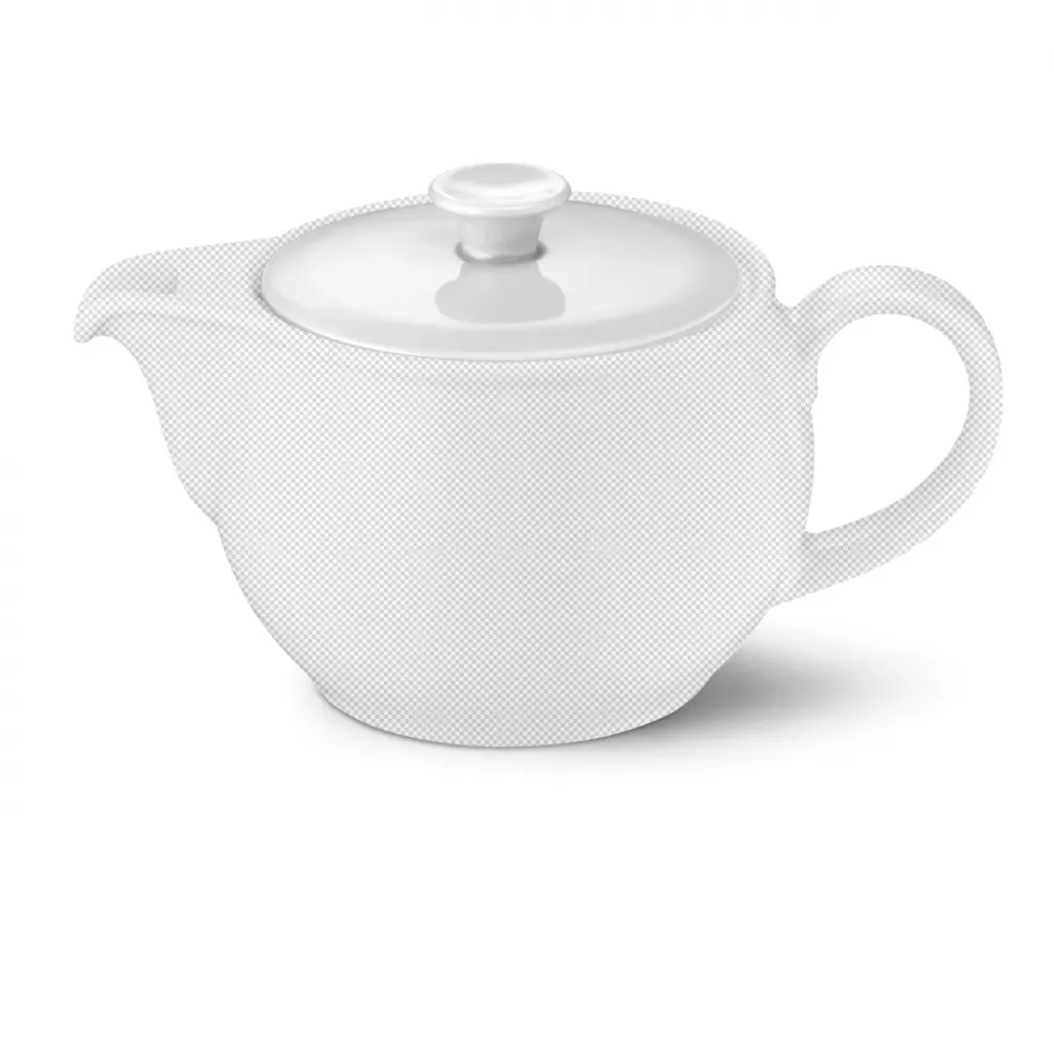 Solid Color Lid Of Teapot 1.1 L White