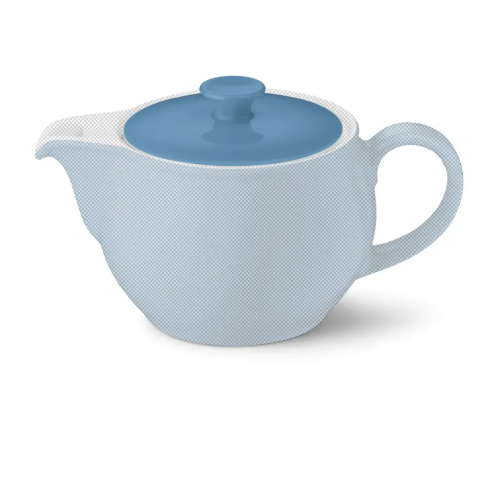 Solid Color Lid Of Teapot 1.1 L Vintage Blue