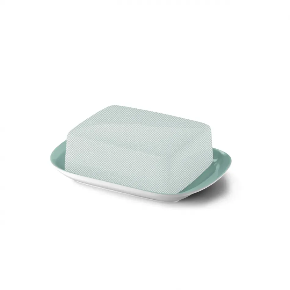 Solid Color Base Of Butter Dish Seawater Green