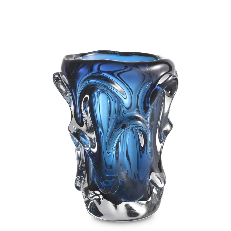 Aila Small Blue Vase