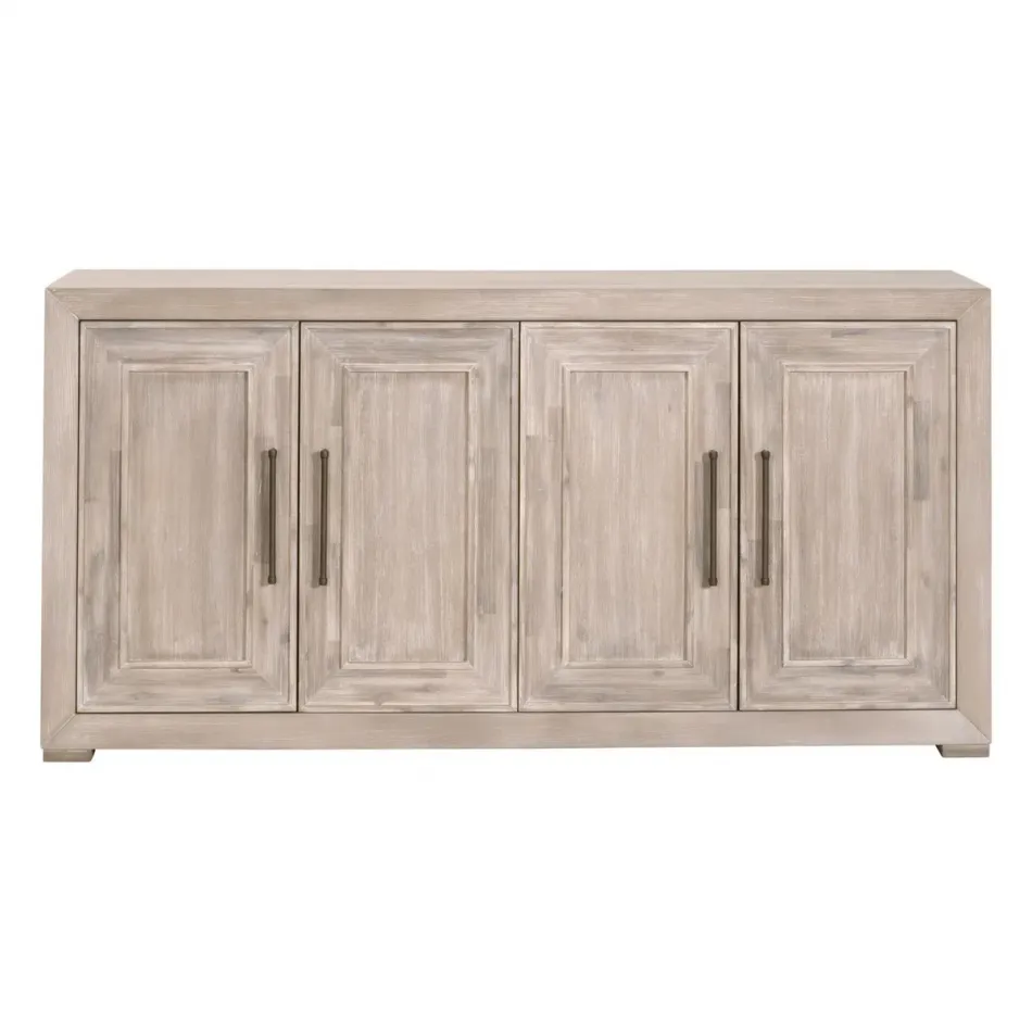 Hunter Media Sideboard Natural Gray Acacia