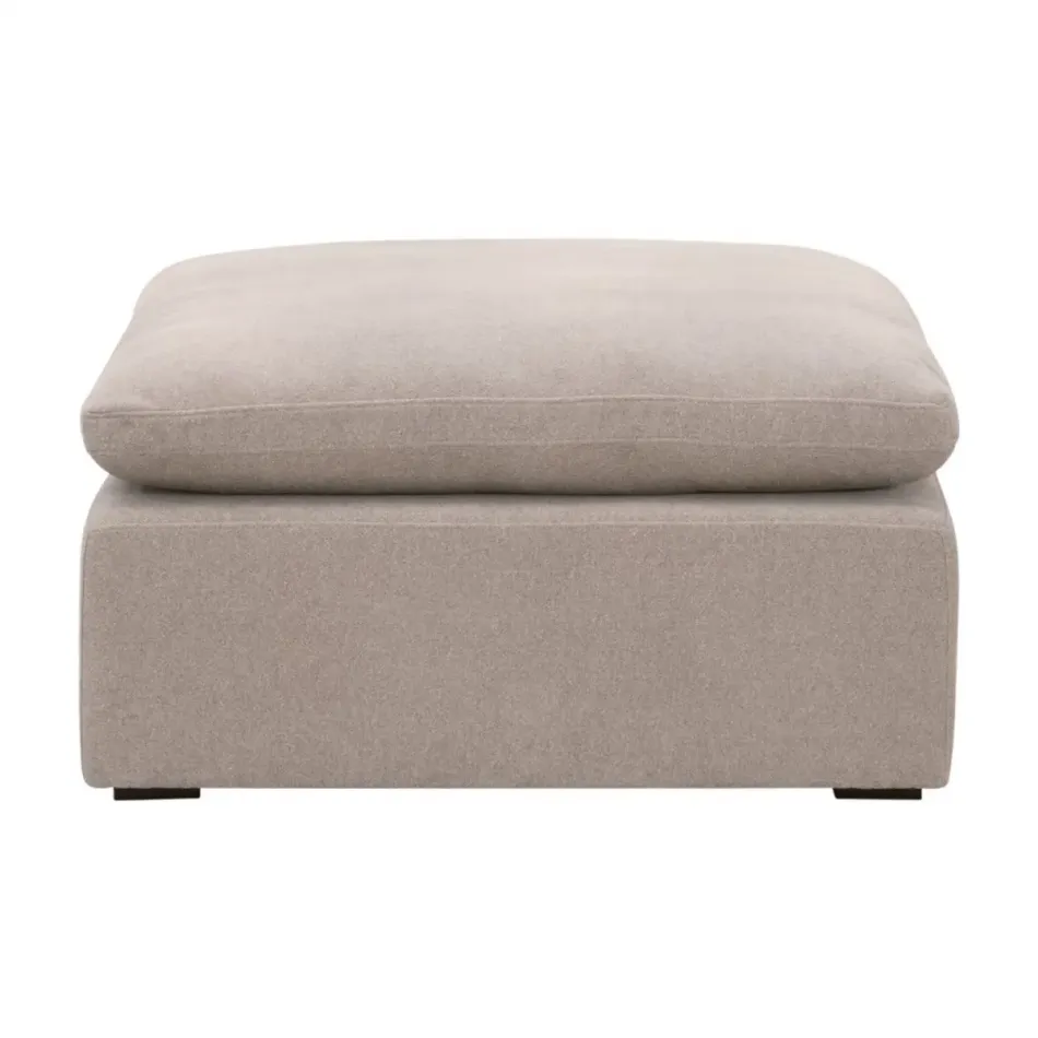 Sky Espresso Performance Latte Micro Boucle Modular Ottoman