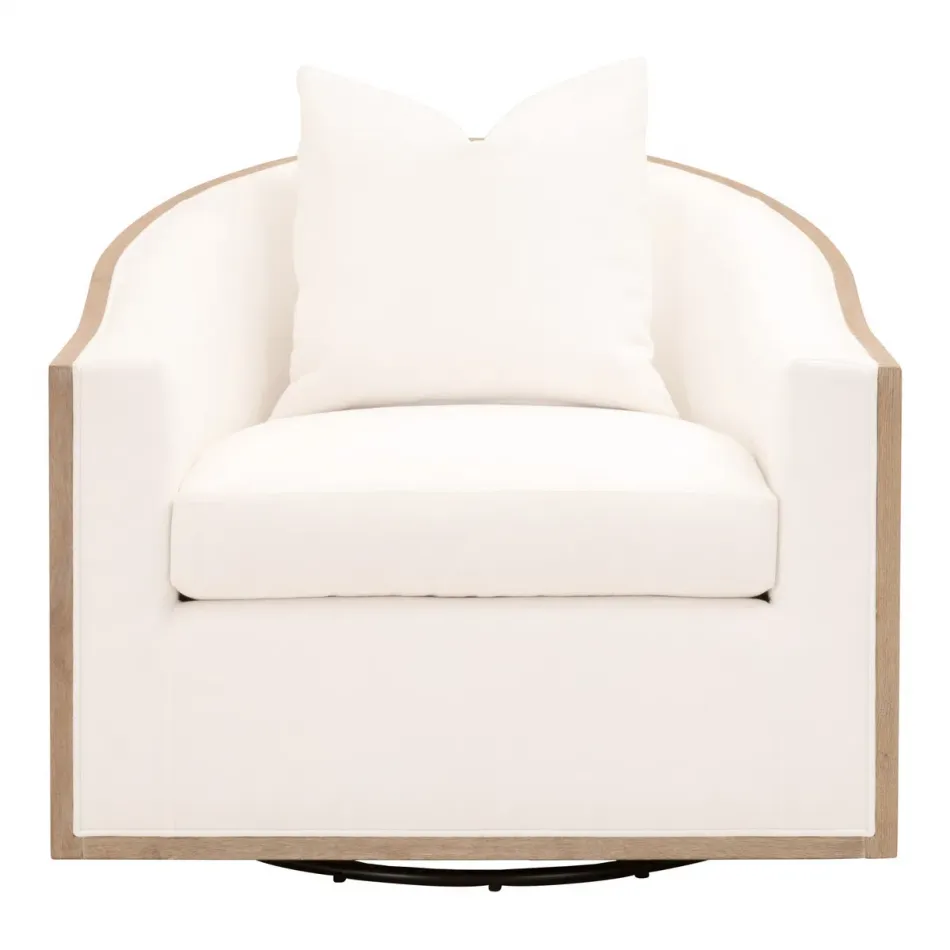 Paxton Swivel Club Chair Livesmart Peyton-Pearl, Natural Gray Oak