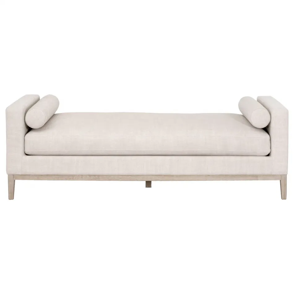 Keaton Daybed Bisque, Natural Gray Oak