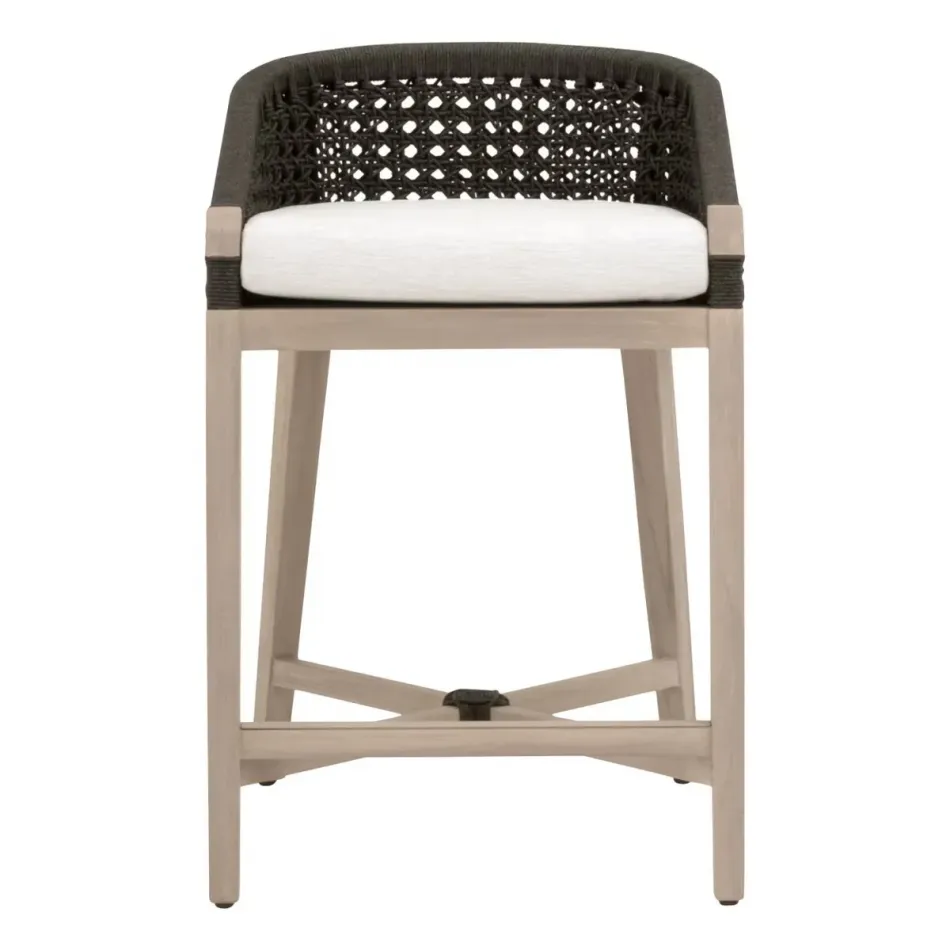 Montecito Anthracite Outdoor Counter Stool