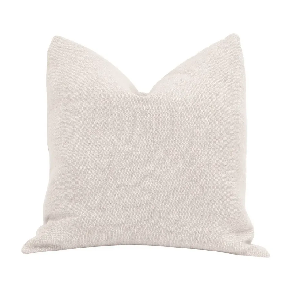 The Basic 22" Essential Pillow, Set of 2 Bisque