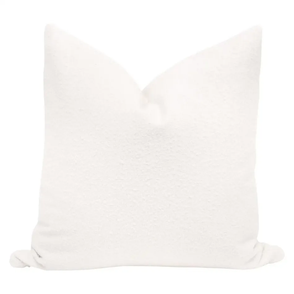 The Basic LiveSmart Boucle-Snow Essential Euro Pillow 26" Set of 2