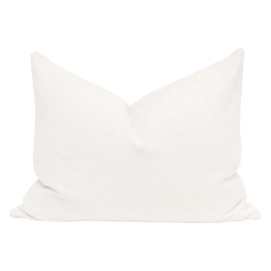 The Basic LiveSmart Boucle-Snow Essential Dutch Pillow 34" Set of 2