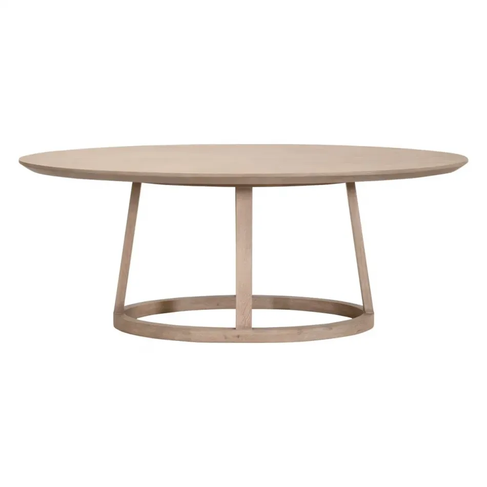 Reeves Smoke Gray Oak Oval Dining Table