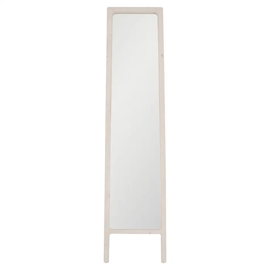 Laney White Wash Pine Rectangular Mirror