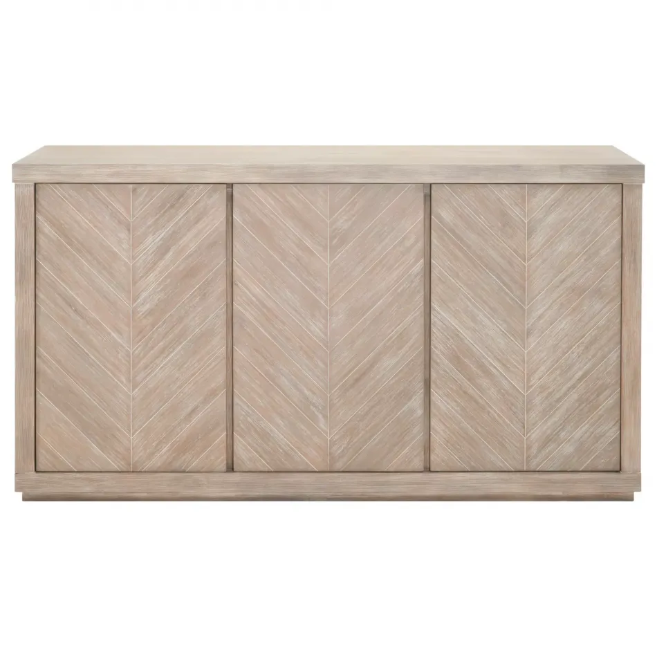 Adler Media Sideboard Natural Gray Acacia