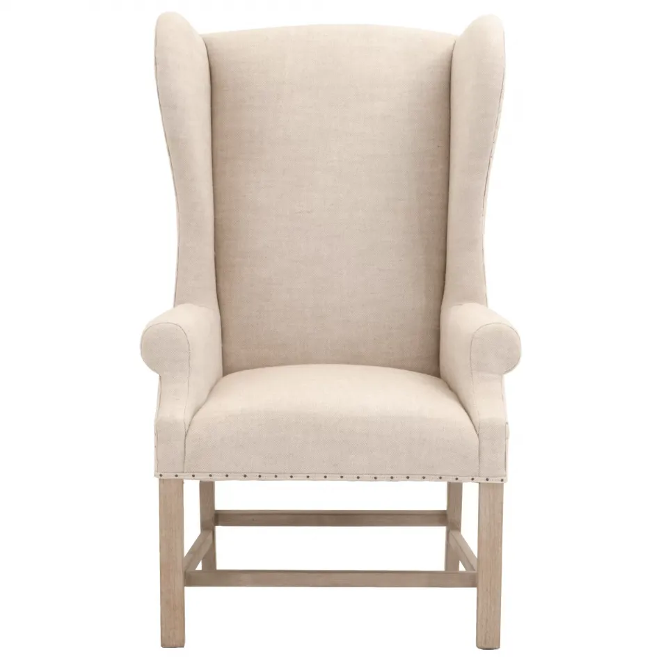 Chateau Arm Chair LiveSmart Peyton-Pearl, Natural Gray Ash