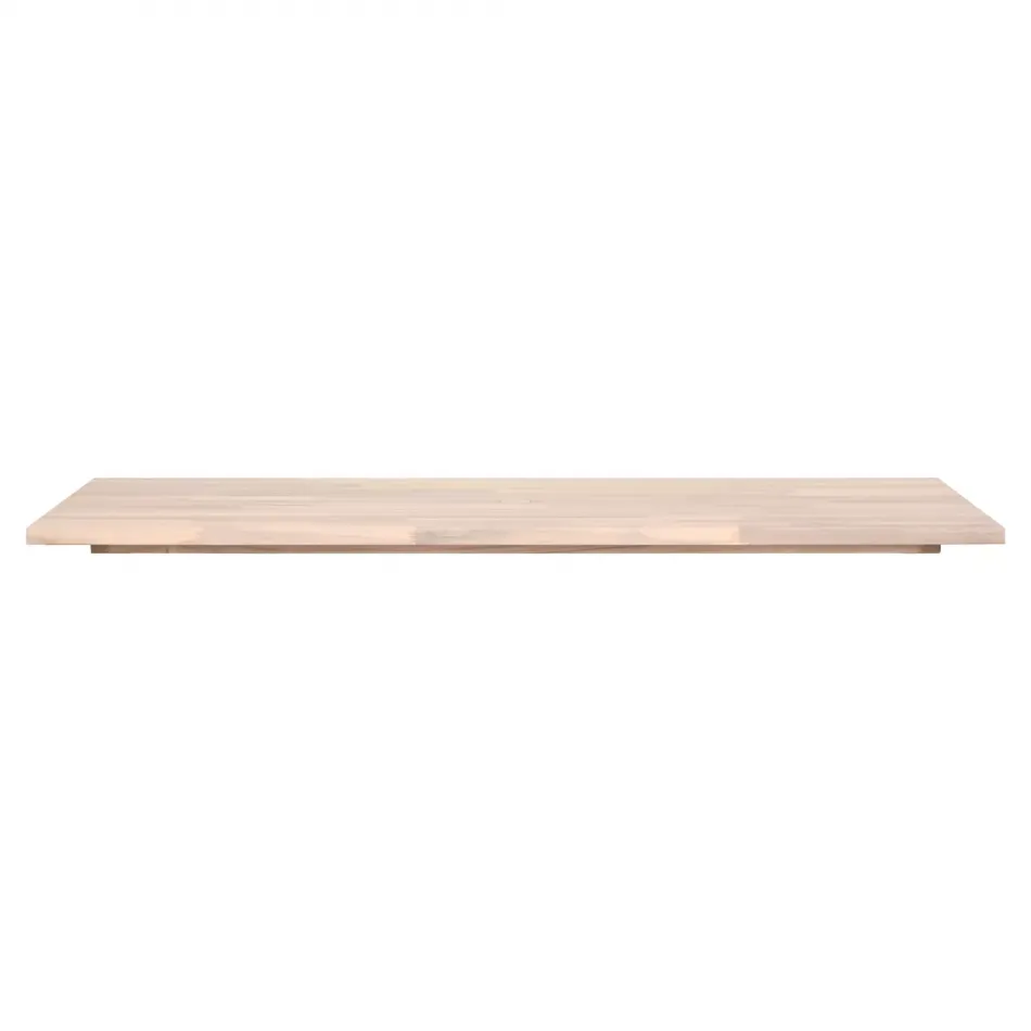 Diego Outdoor Dining Table Top Gray Teak Indoor/Outdoor
