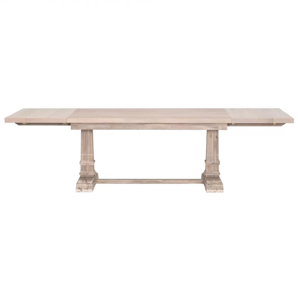 Hudson Extension Dining Table Natural Gray Acacia