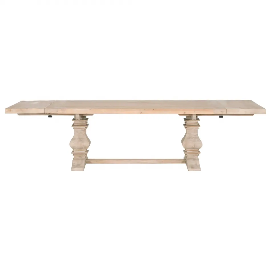 Monastery Extension Dining Table Smoke Gray Pine