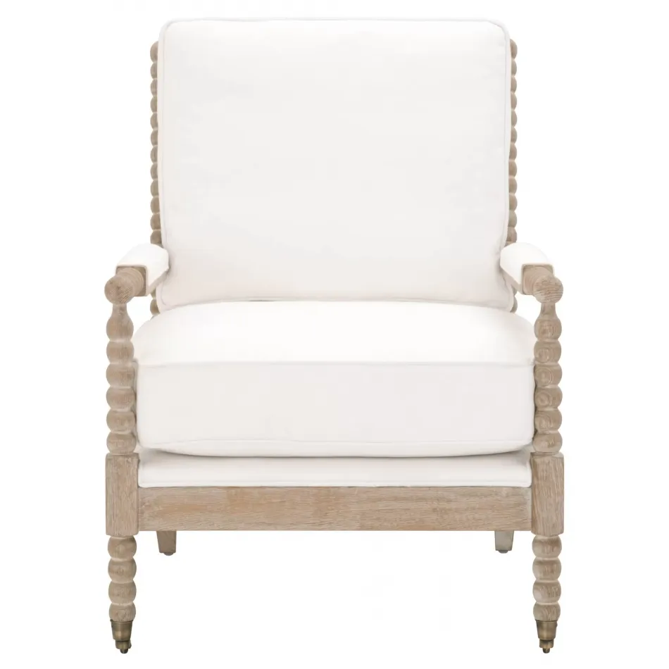 Rouleau Club Chair Livesmart Peyton-Pearl, Natural Gray Oak