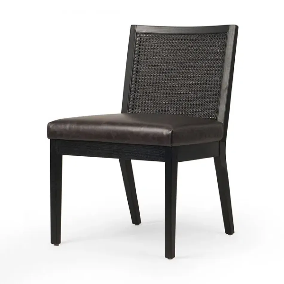 Antonia Armless Dining Chair Black