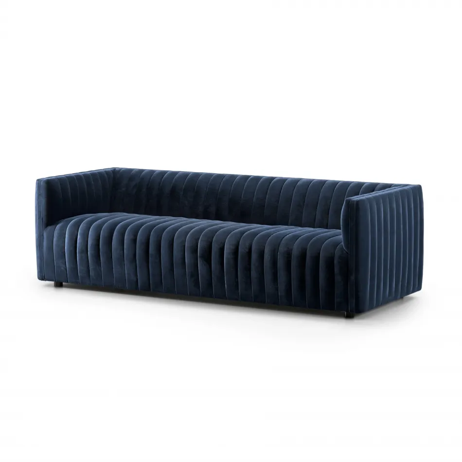 Augustine Sofa 88" Sapphire Navy