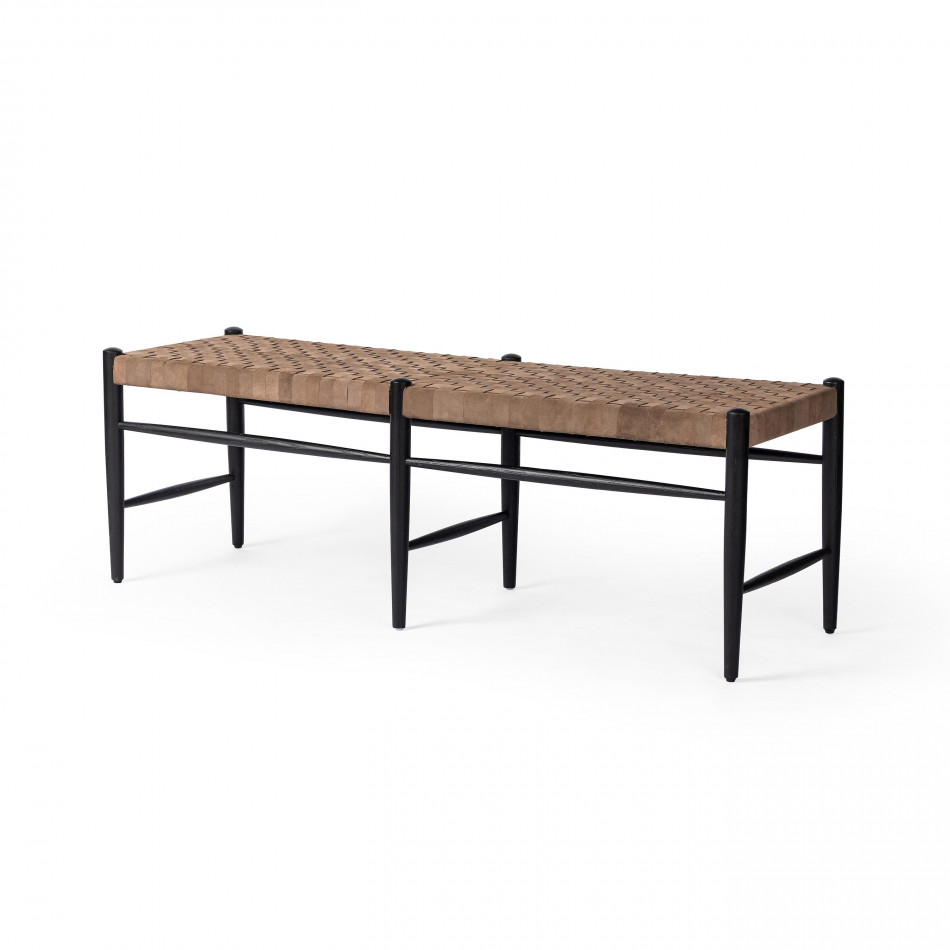 Wyatt Bench Drifted Matte Black