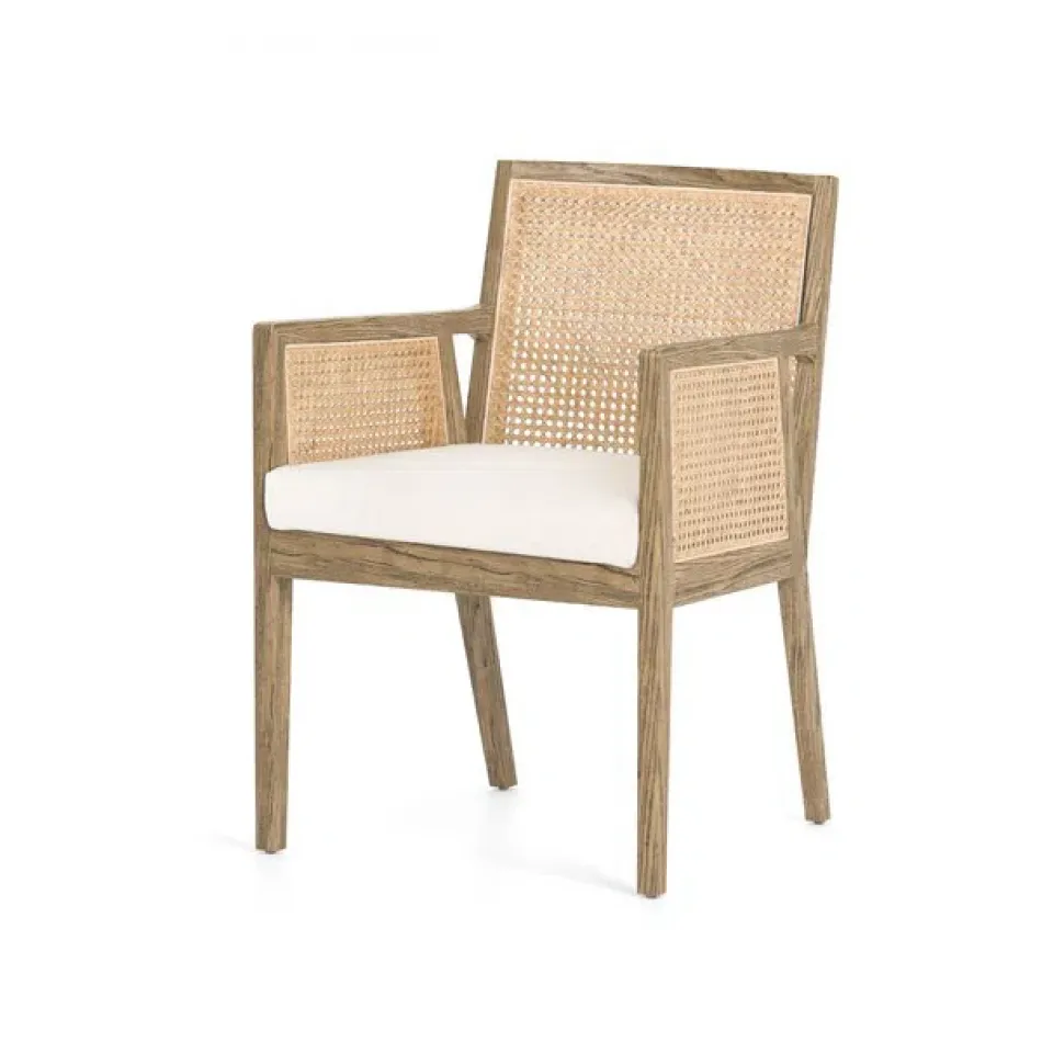 Antonia Dining Arm Chair Savile Flax