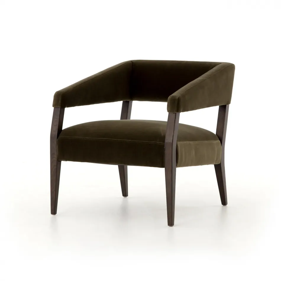 Gary Club Chair Surrey Olive