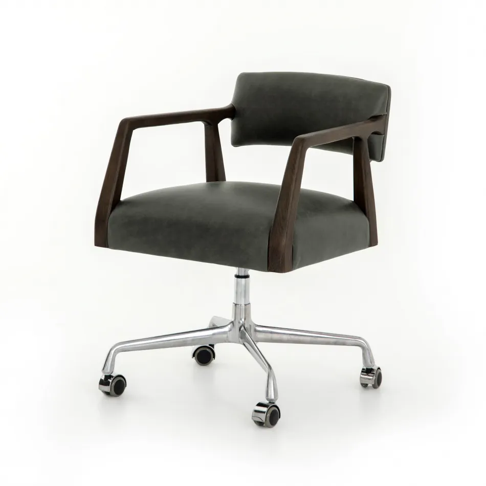 Tyler Desk Chair Chaps Ebony