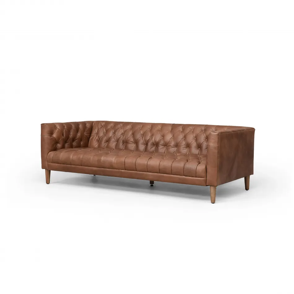 Williams Sofa 75" Natural Washed Chocolate