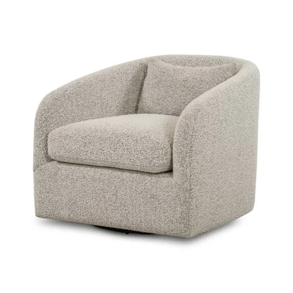 Topanga Swivel Chair Knoll Domino