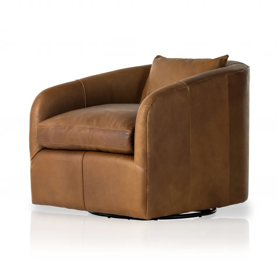 Topanga Swivel Chair Heirloom Sienna