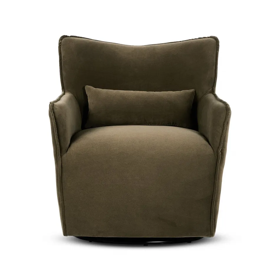 Kimble Swivel Chair Henry Coffee