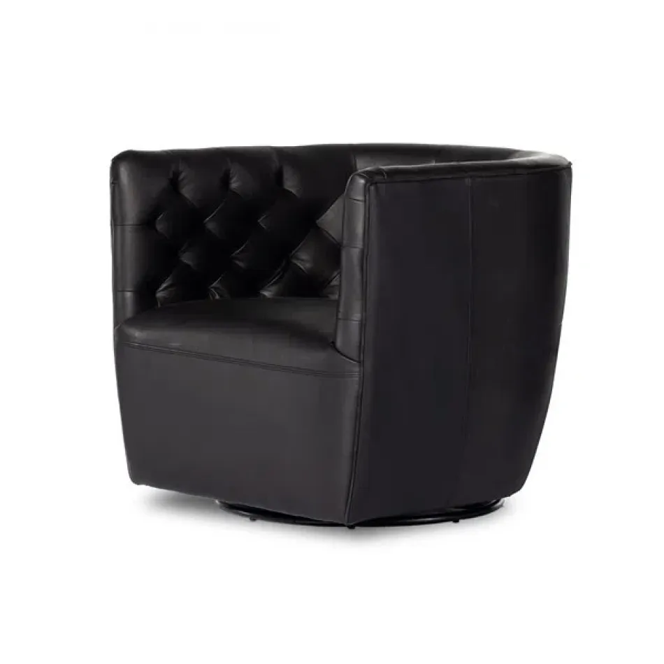 Hanover Swivel Chair Heirloom Black