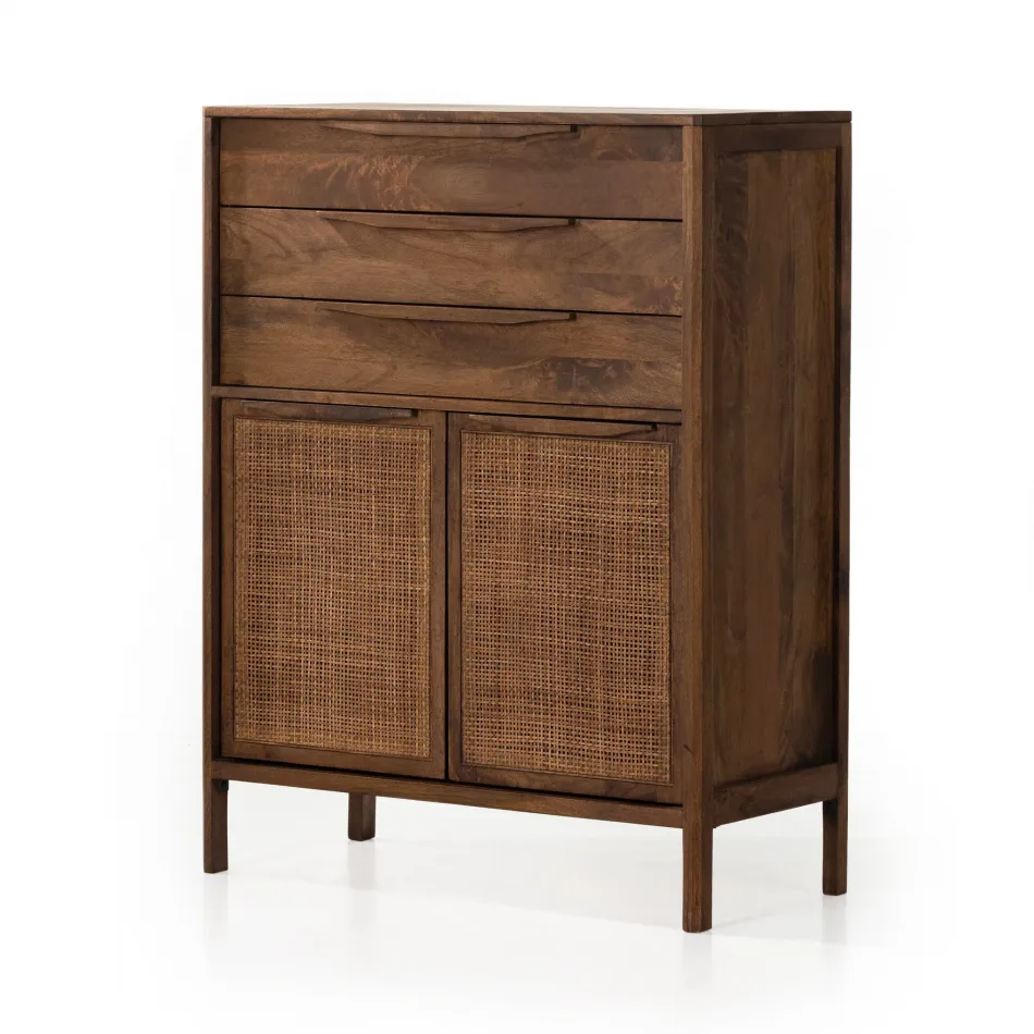 Sydney Tall Dresser Brown Wash