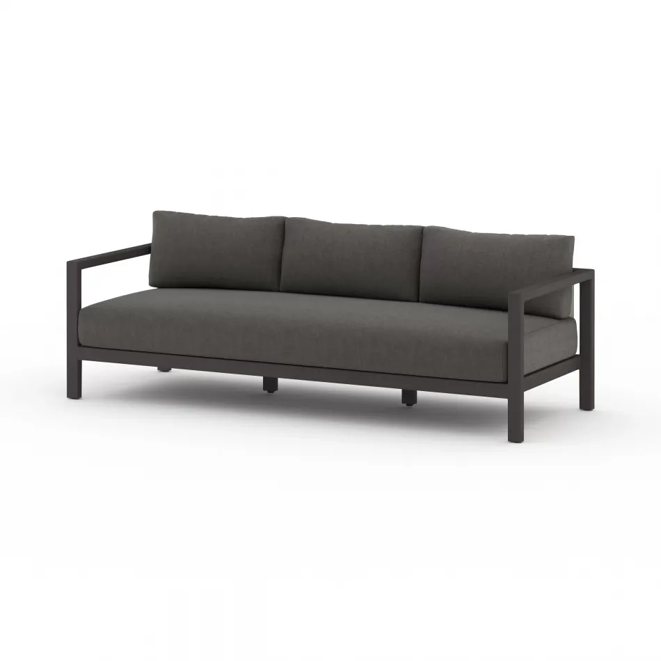 Sonoma Outdoor Sofa 88" Bronze/Charcoal