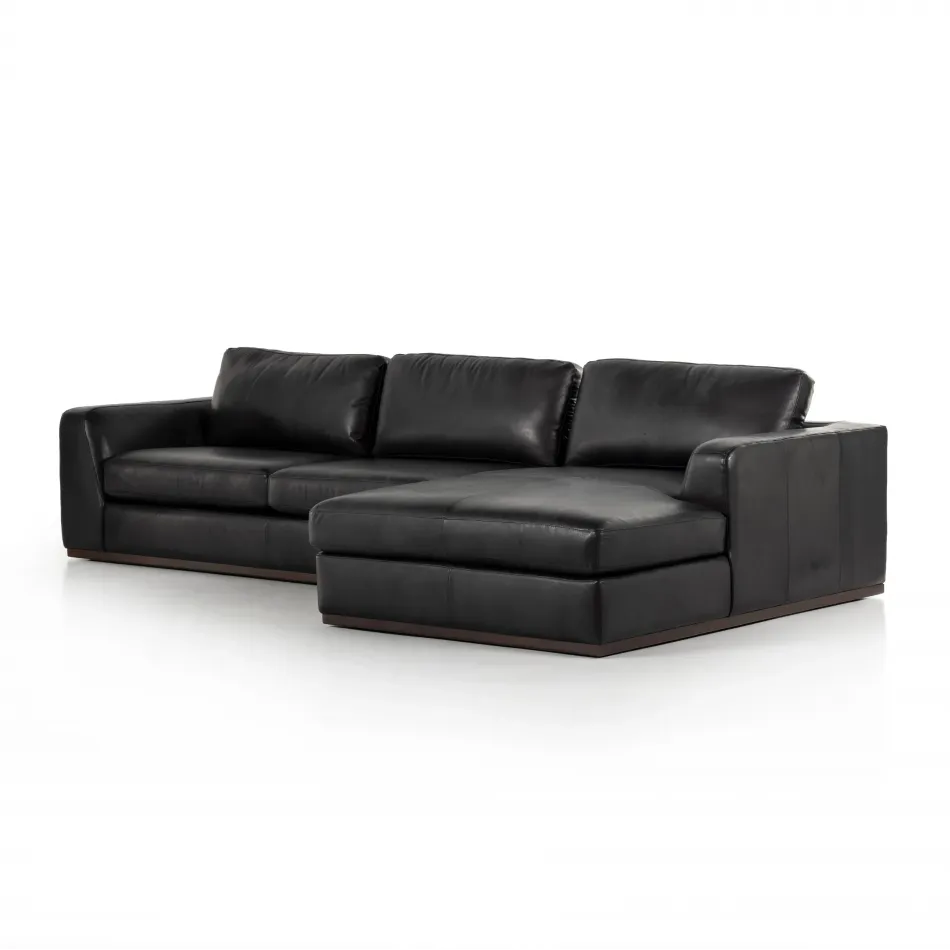 Colt 2Pc Sectional Right Arm Facing Chaise Heirloom Black