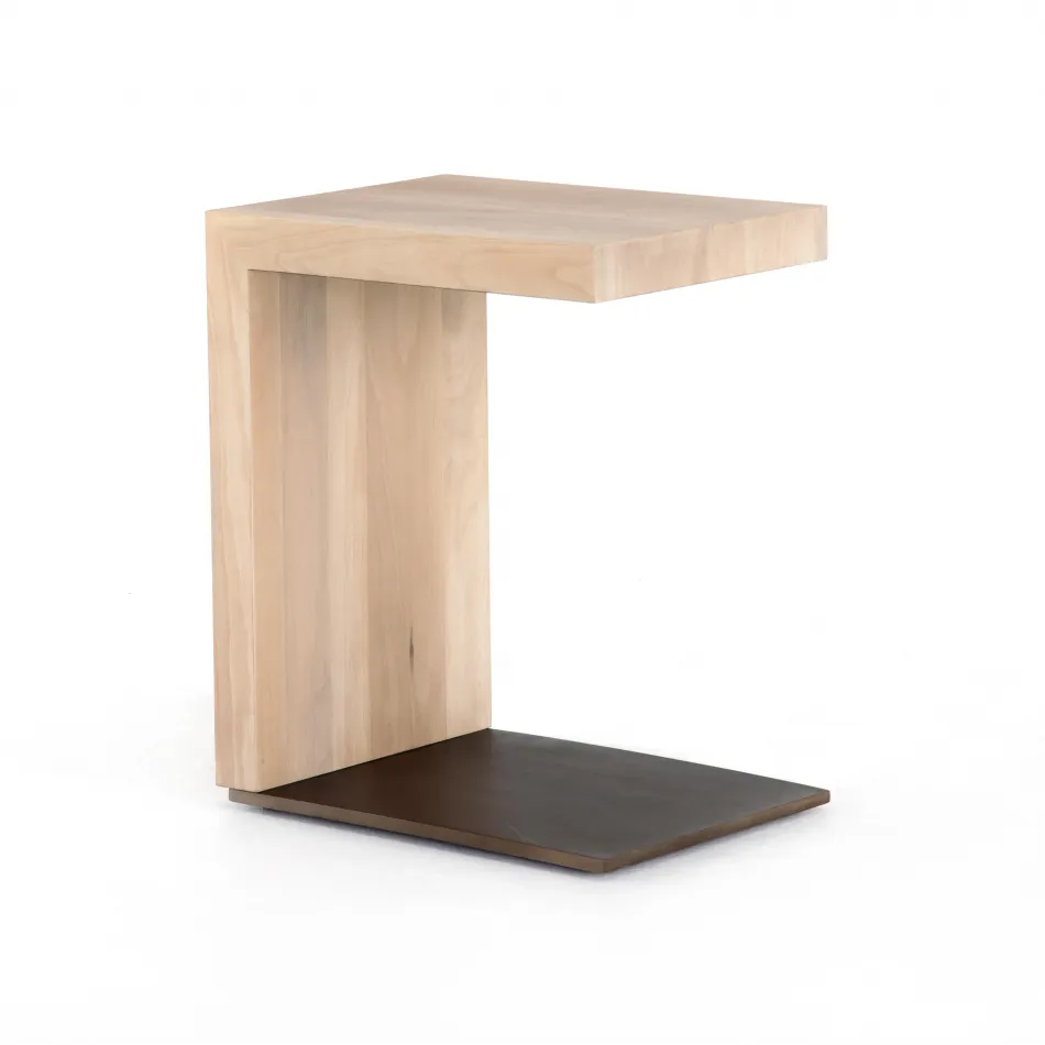 Hudson C Table Ashen Walnut