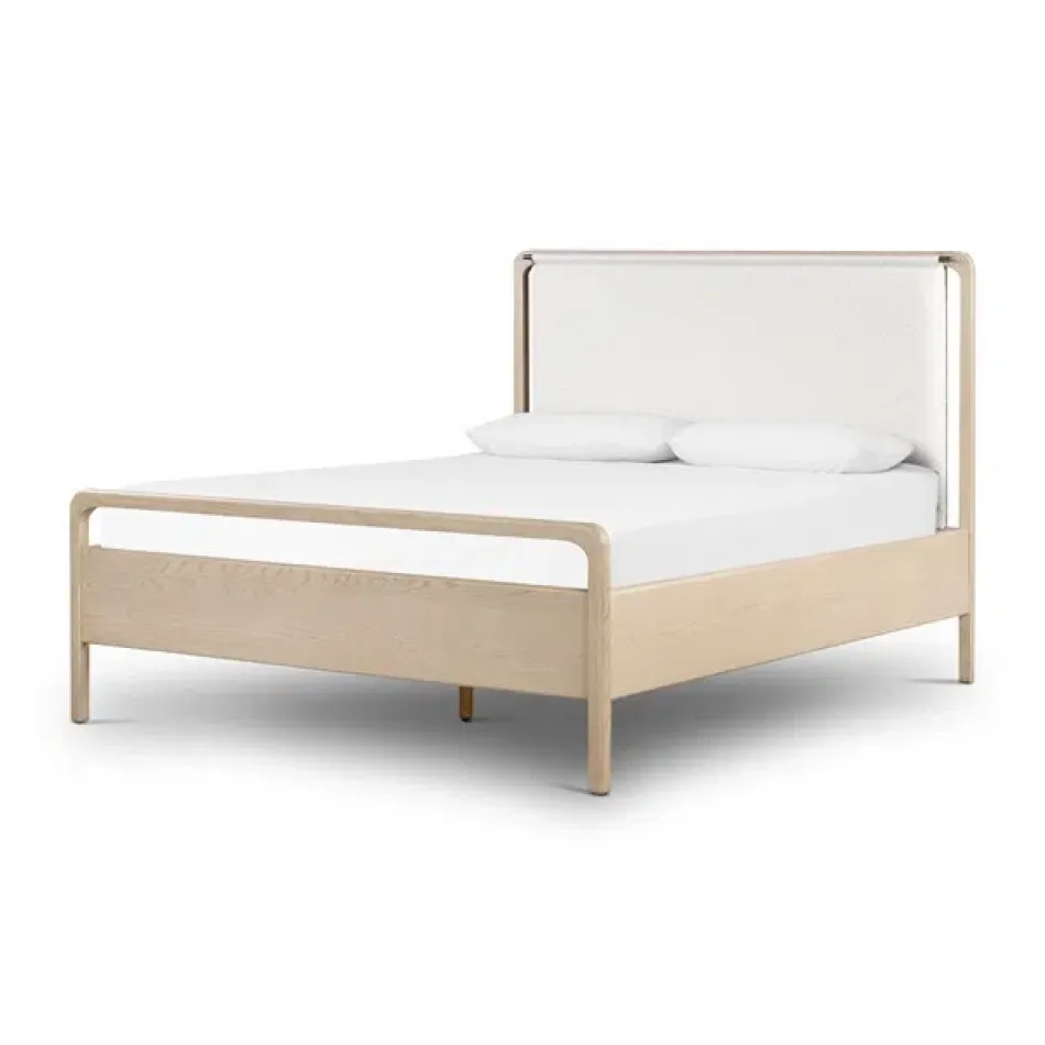 Rosedale Bed Yucca Oak Veneer/Knoll Natural Queen