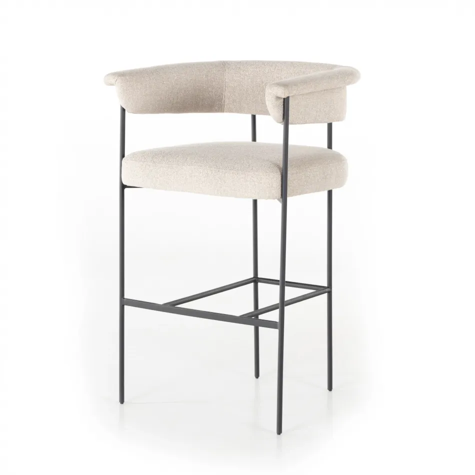 Carrie Light Camel Bar Stool