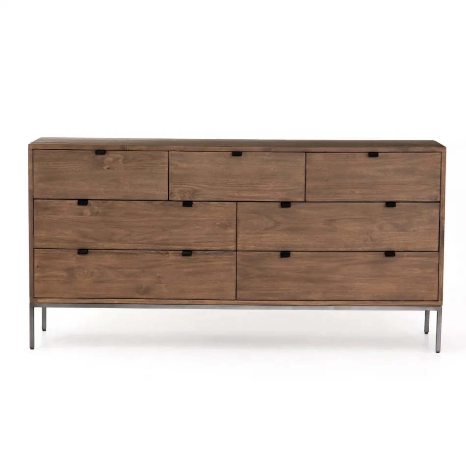 Trey 7-Drawer Dresser Auburn Poplar