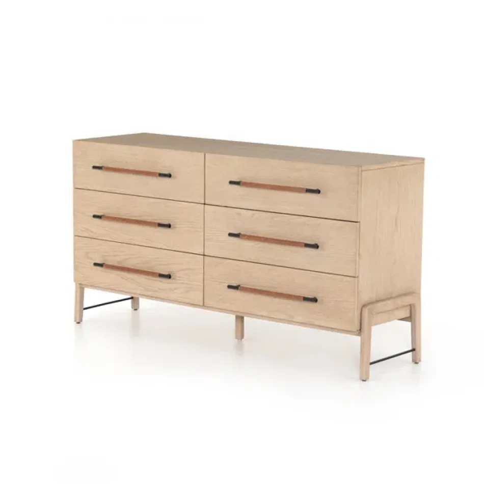 Rosedale 6-Drawer Dresser Yucca Oak