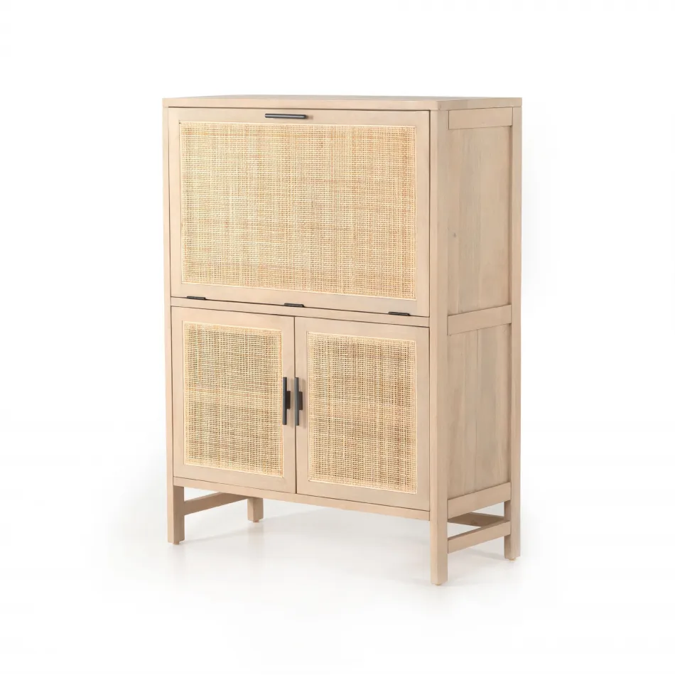 Caprice Bar Cabinet Natural Mango