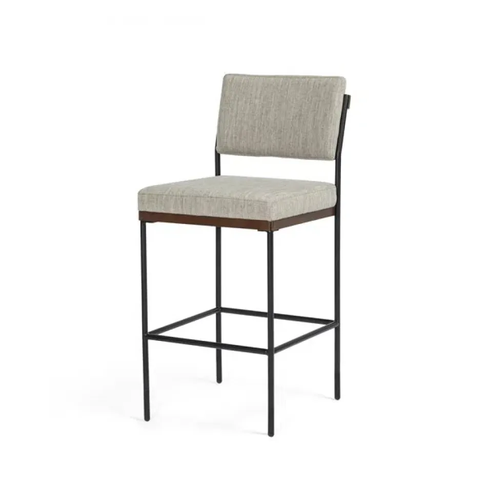 Benton Savile Flannel Bar Stool