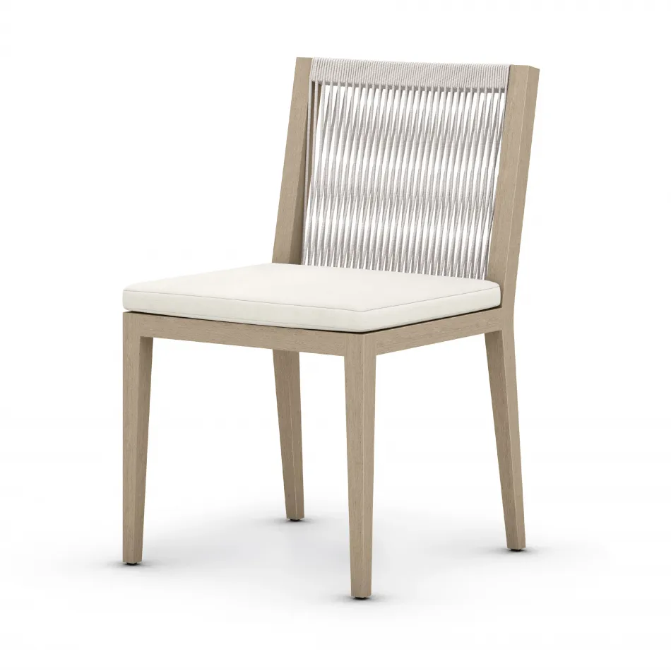 Sherwood Outdoor Dining Chair Brown/Ivory