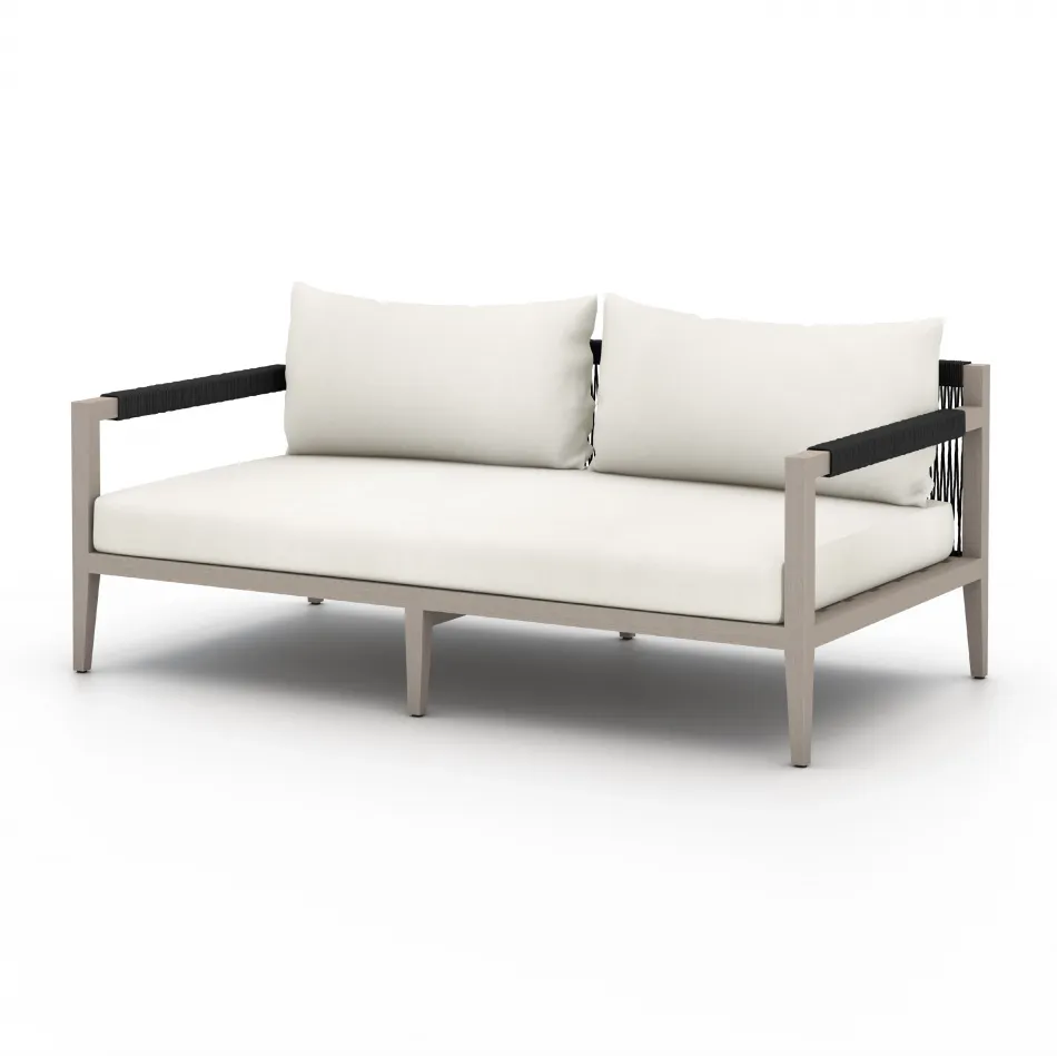 Sherwood Outdoor Sofa 63" Grey/Natural Ivory