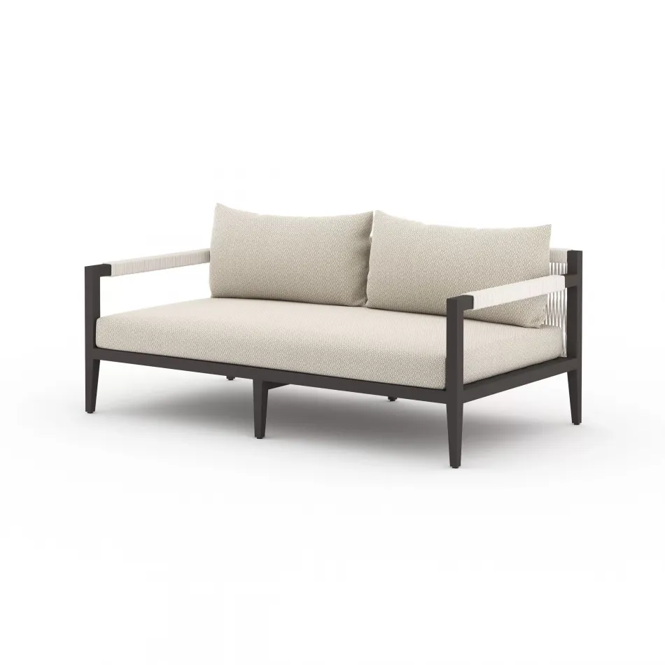 Sherwood Outdoor Sofa 63" Bronze/Faye Sand