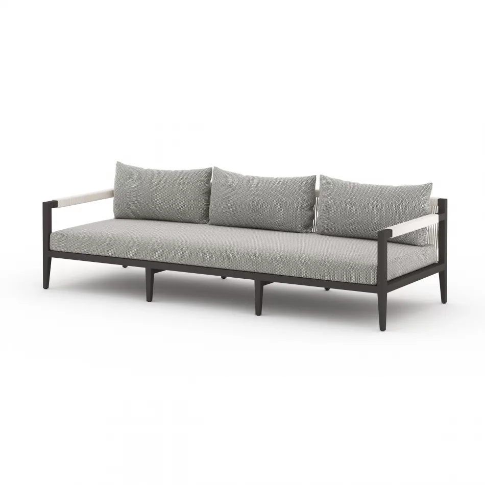 Sherwood Outdoor Sofa 93" Bronze/Faye Ash